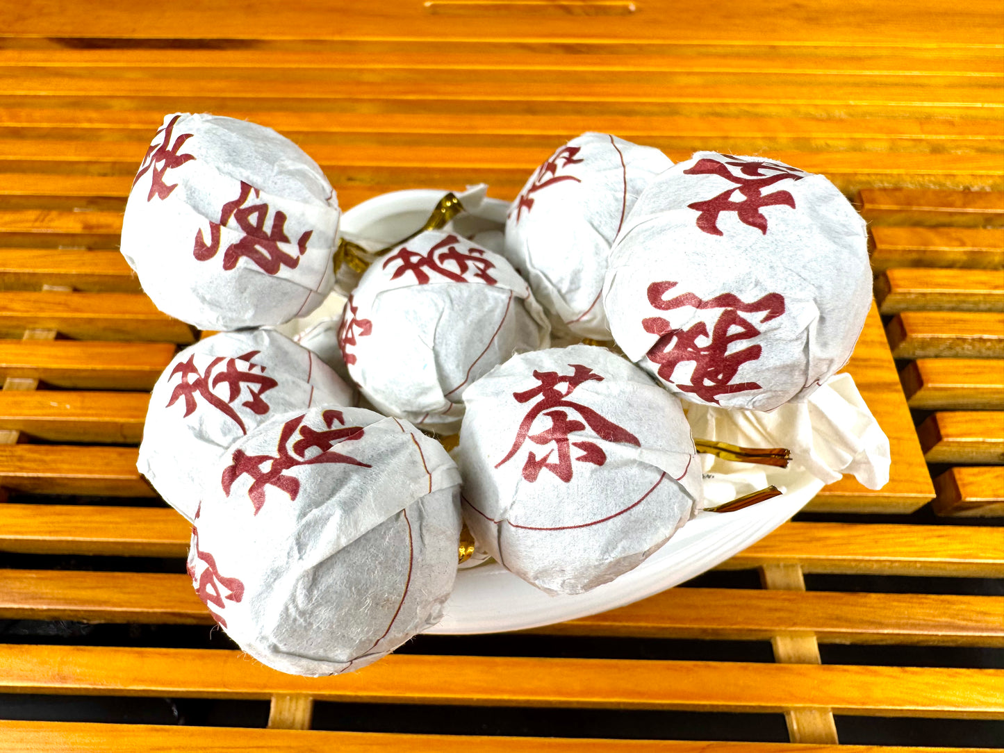 Ripe Pu’er Dragon Pearls Premium