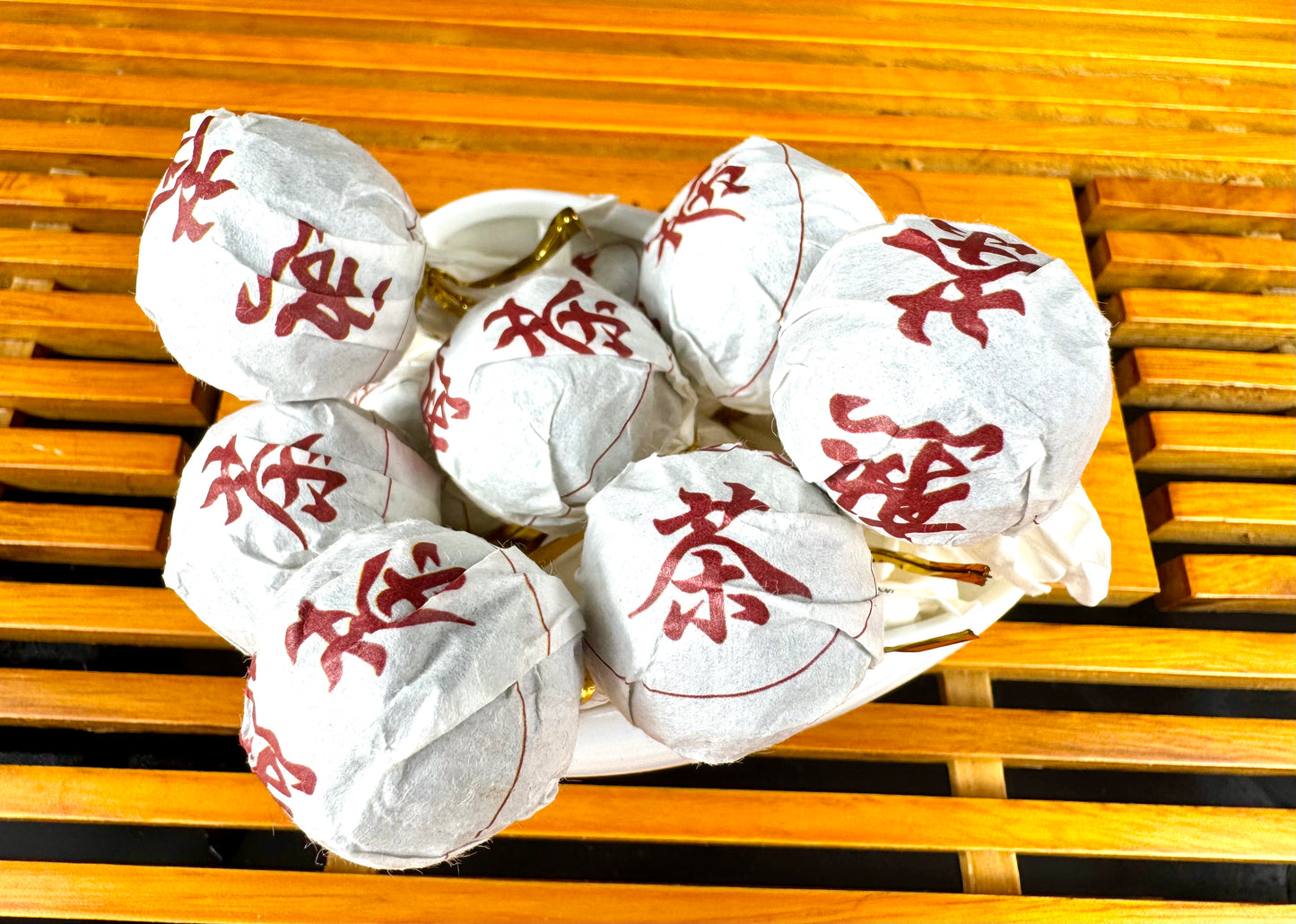 Ripe Pu’er Dragon Pearls Premium